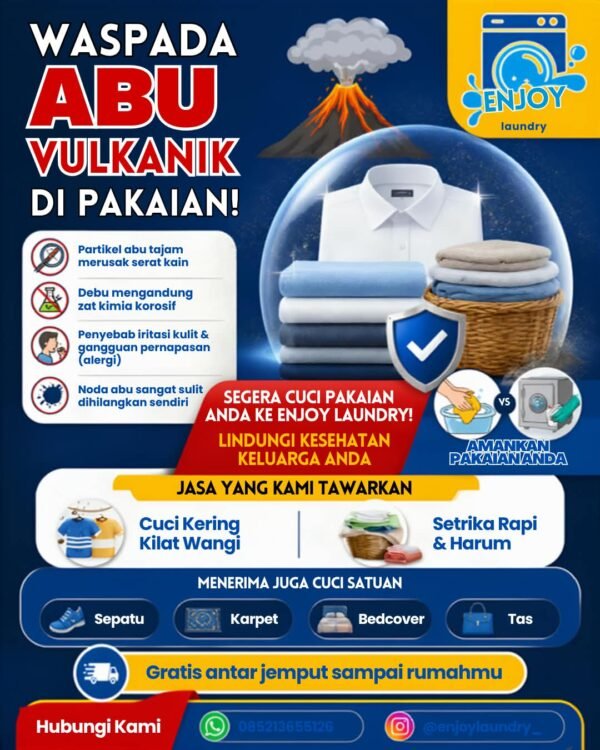 Laundry cepat bersih rapih dan wangi serang