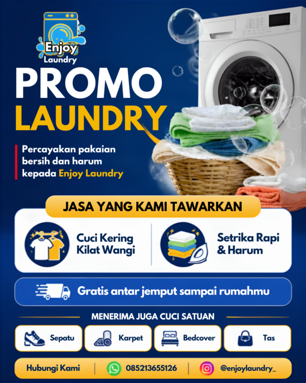 Laundry cepat bersih rapih dan wangi serang